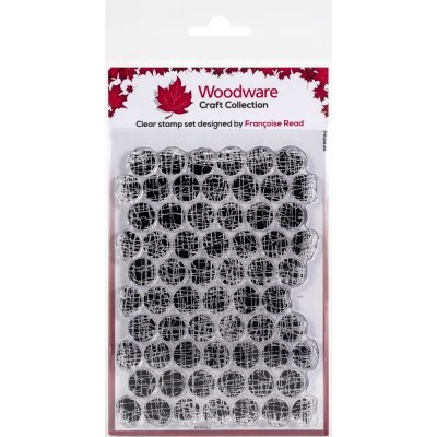 Woodware 4"x6" Clear Stamps - Textured Bubbles