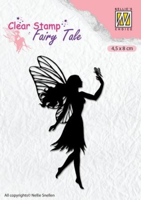 Nellies Choice Clearstamp Silhouette Fairy Tale #8