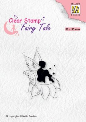 Nellies Choice Clearstamp Silhouette Fairy Tale #20