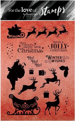 Hunkydory Clear Stamp Set - A Magical Christmas: A Jolly Christmas