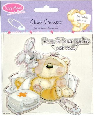 Fizzy Moon Clear Stamps - Get Well Wishes