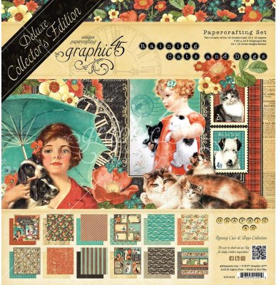 Graphic 45 Deluxe Collectors Edition Pack - Raining Cats & Dogs