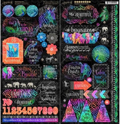 Graphic 45 Kaleidoscope Cardstock Stickers