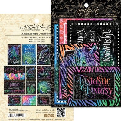 Graphic 45 - Kaleidoscope Ephemera Cards (32 pack)