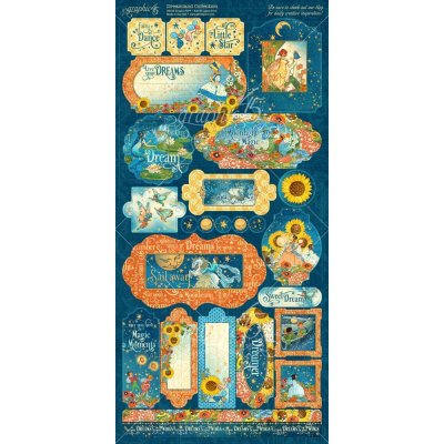 Graphic 45 - 12"x12" Dreamland Cardstock Stickers