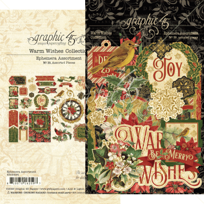 Graphic 45 Warm Wishes Ephemera