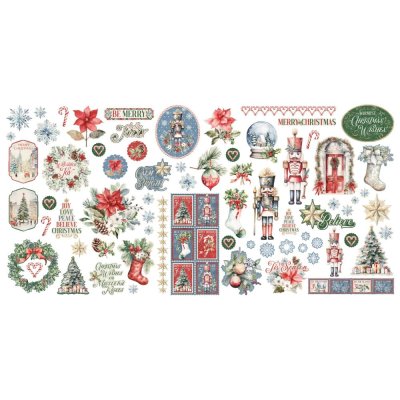 Graphic 45 Ephemera Set - Deck the Halls