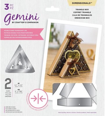 Crafters Companion Gemini Double-Sided Dies - Triangle Box