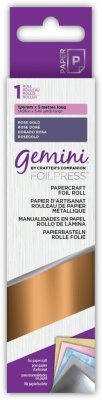 Gemini Papercraft Foil - Rose Gold