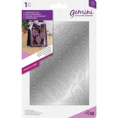 Crafters Companion Gemini Create-a-Card Die - Ornamental Baubles