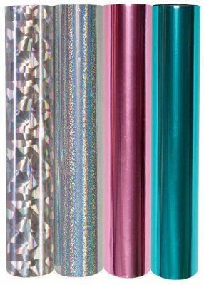 Spellbinders Glimmer Foil Variety Pack - Metallic and Holographic (4 pack)