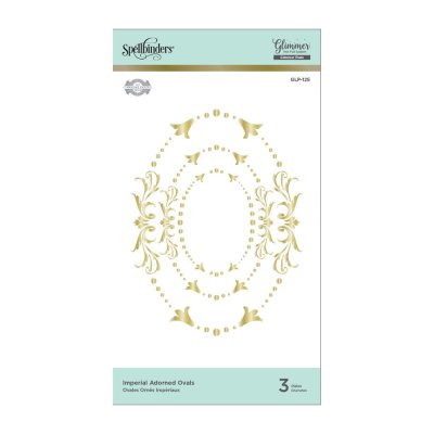 Spellbinders Hot Foil Plate - Imperial Adorned Ovals