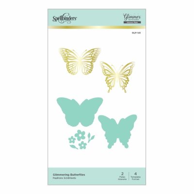 Spellbinders Hot Foil Plate - Glimmering Butterflies