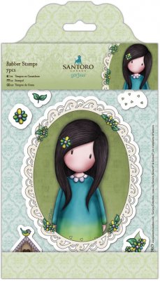 Gorjuss Large Rubber Stamps - Birds Of A Feather