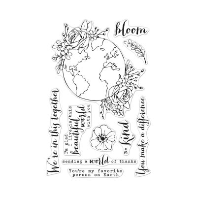 Hero Arts 4"x6" Clear Stamp Set - Beautiful World