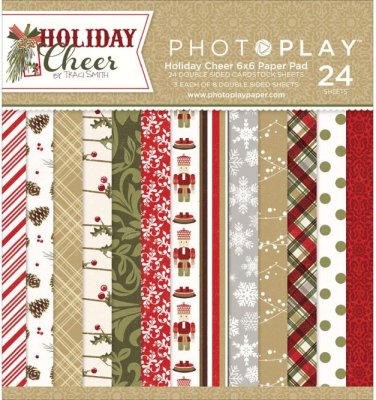 Photo Play 6"x6" Paper Pad - Holiday Cheer (24 sheets)