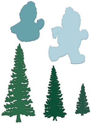 Heartfelt Creations Cut & Emboss Dies - Frolicking Frosty And Spruce