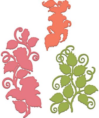 Heartfelt Creations Cut & Emboss Dies - Classic Rose Vines