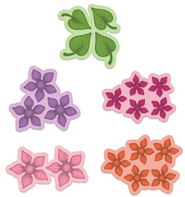 Heartfelt Creations Cut & Emboss Dies - Purr-Fect Posies (5 dies)