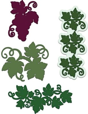 Heartfelt Creations Cut & Emboss Dies - Italiana Grapevines