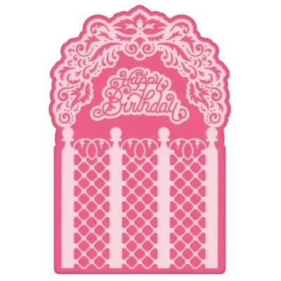 Heartfelt Creations Cut & Emboss Dies - Lattice Flourish Gateway