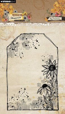 Studio Light Clear Stamps - Sweet Bee Memories Tag Florals