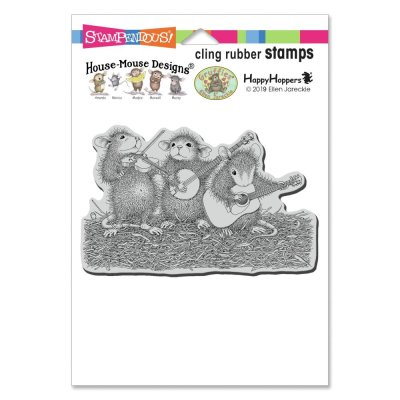 Stampendous House Mouse Cling Stamps - Band Of Mice