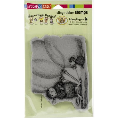 Stampendous House Mouse Cling Stamp - Balloon Buddies