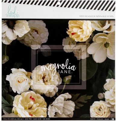 Heidi Swapp 12”x12” Single-Sided Paper Pad - Magnolia Jane (36 sheets)
