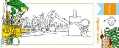 Marianne Design Stamps - Hetty‘s Border Vegetable Garden
