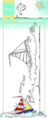 Marianne Design Clear Stamp - Sailing the Seas