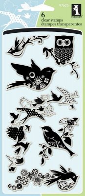 Inkadinkado Clear Stamp Set - Birds Galore