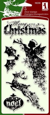 Inkadinkado Clear Stamps - Christmas Silhouettes