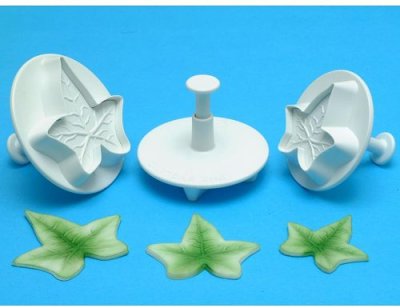PME Plunger Cutters - Veined Ivy Leaf (3 pack)