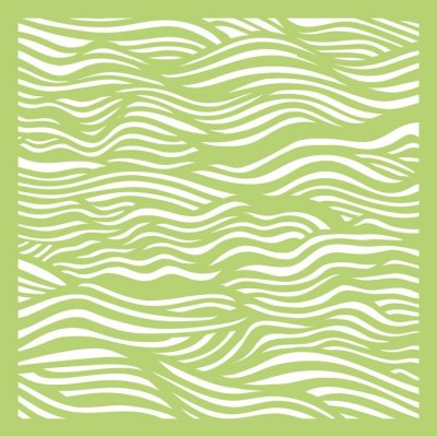 Kaisercraft 6"x6" Designer Template (Mask) - Ripples