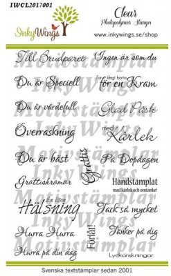 InkyWings Clear Stamps - Till Brudparet