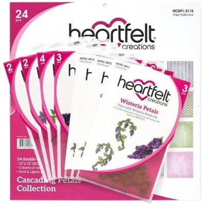 Heartfelt Creations Cascading Petals Collection - Includes 1 Of Each Item In Collection