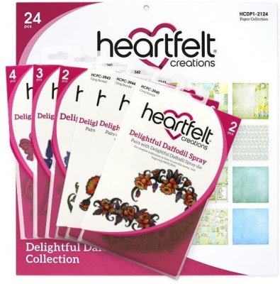 Heartfelt Creations Delightful Daffodil Collection - Includes 1 Of Each Item In Collection