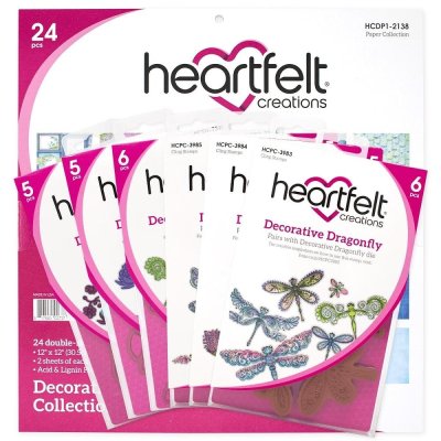 Heartfelt Creations Decorative Dragonfly Collection - Includes 1 Of Each Item In Collection