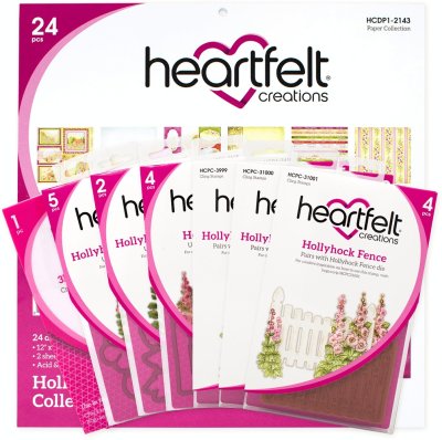 Heartfelt Creations Hollyhock Collection - Includes 1 Of Each Item In Collection