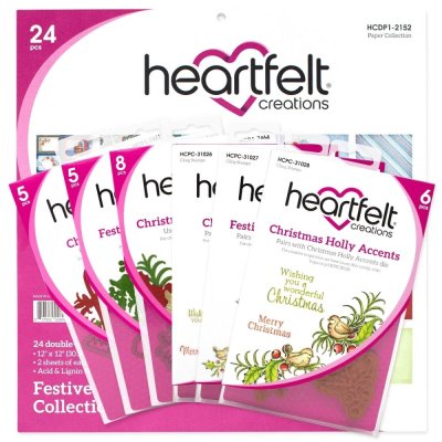 Heartfelt Creations Festive Christmas Collection - Includes 1 of each item in Collection