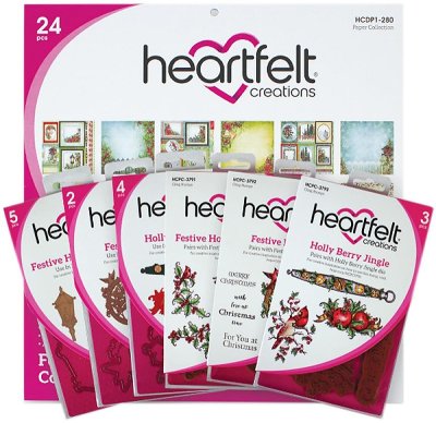 Heartfelt Creations Festive Holly Collection - Includes 1 Of Each Item In Collection