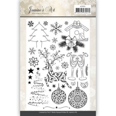 Jeanines Art Clear Stamp Set - Christmas Classics