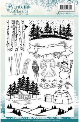 Jeaninnes Art Clear Stamp Set - Winter Classics