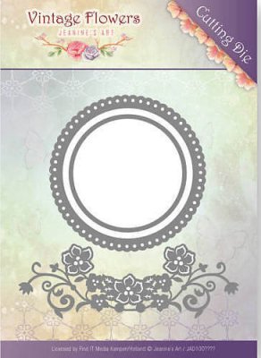 Jeanines Art Dies - Vintage Flowers Flowers and Circles