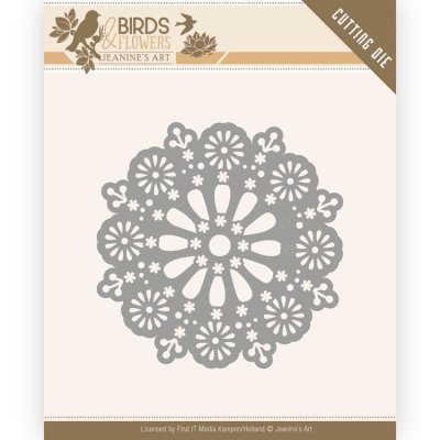 Jeanines Art Dies - Birds and Flowers Daisy Circle