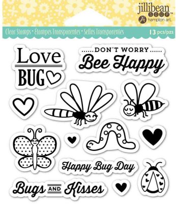 Jillibean Soup Clear Stamps - Love Bug