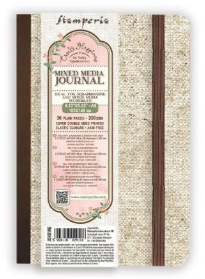 Stamperia Create Happiness A6 Paper Mixed Media Journal - Create Happiness
