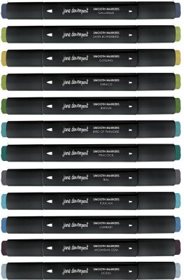 Jane Davenport Artomology Smooth Alcohol Markers - Mermesmerizing