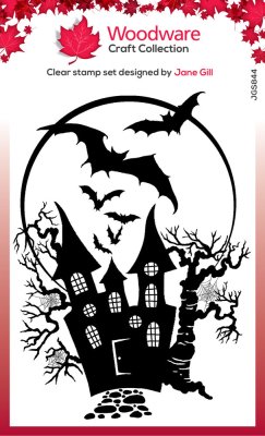 Woodware Clear Stamps - Haunted House